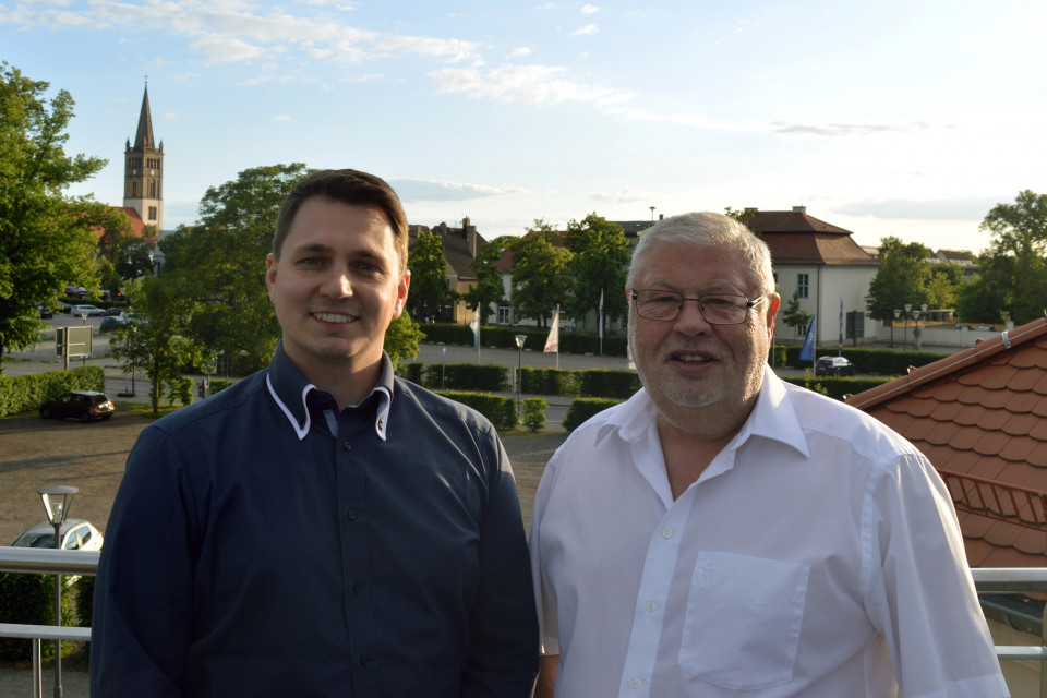 Die neu gewhlte Fraktionsspitze der CDU: Werner Mundt (r.) und Christian Howe (l.), Foto: CDU Oranienburg